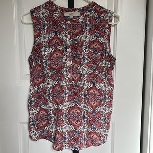 LOFT xs sleeveless blouse